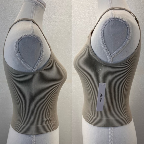 NWT Women's Crop  Washed Seamless Rib-Knit Camisole Crop Tank Tops SIZE XS/S - Picture 16 of 17